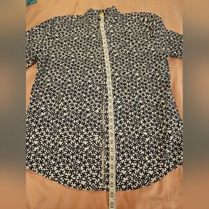 Tommy Hilfiger Navy and White Floral‎ Shirt